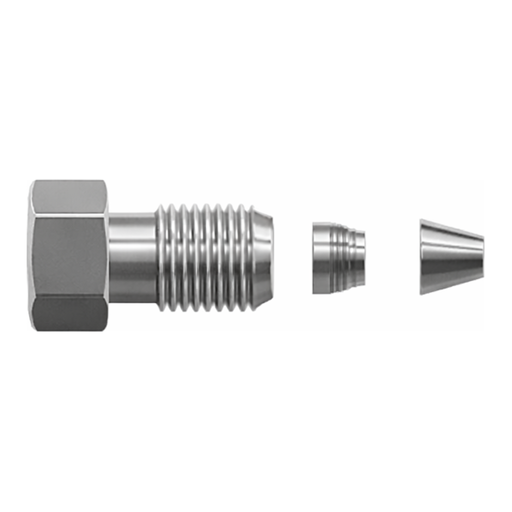 Agilent 1/16in Fittings and Ferrules,  10/Pk