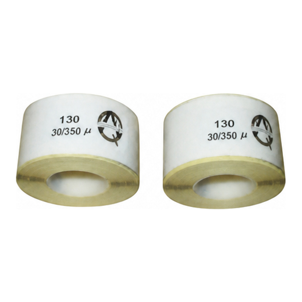 2 rolls of labels, 130 pieces per roll