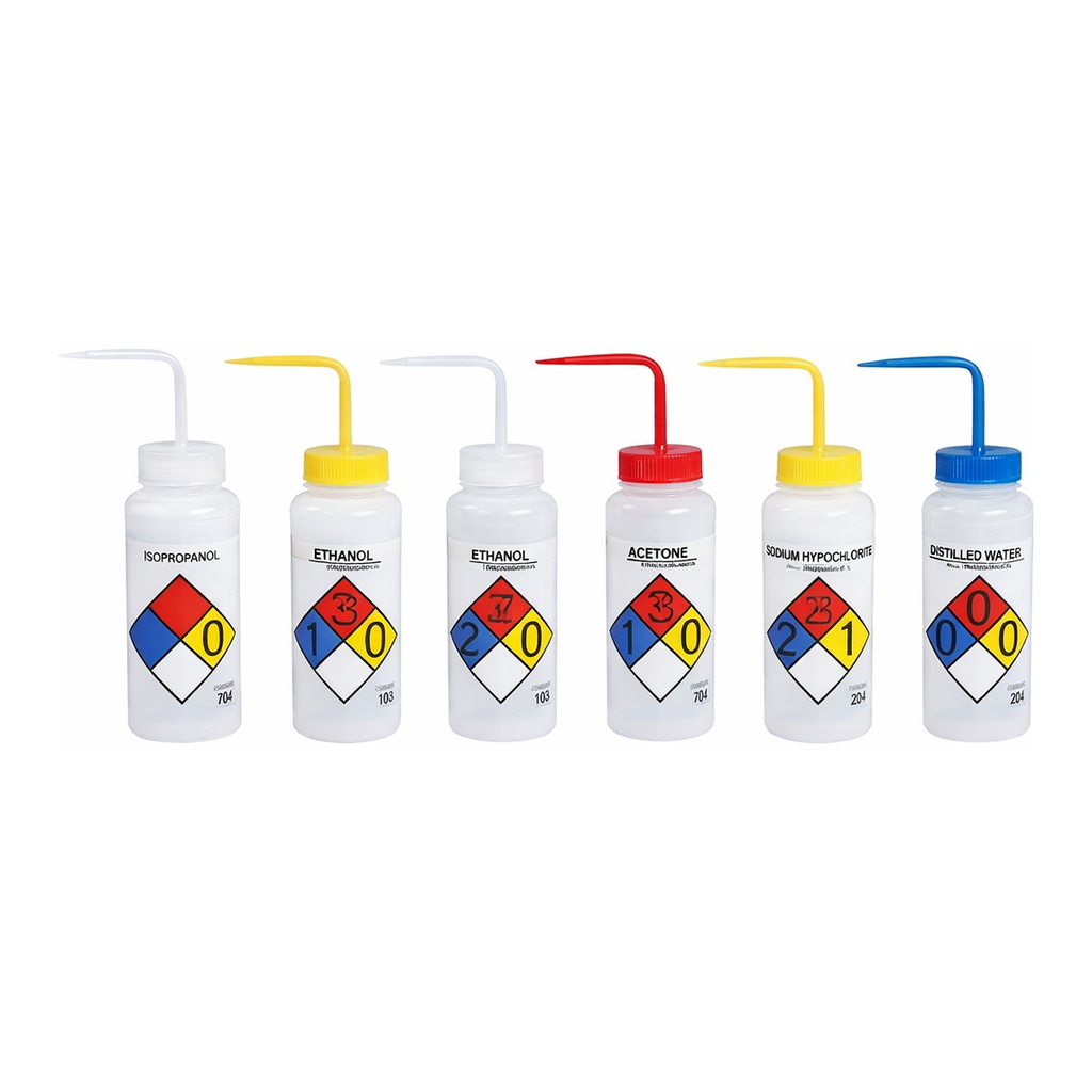 Thermo Fisher Scientific Safety-Labeled Right-to-Know Wash Bottles