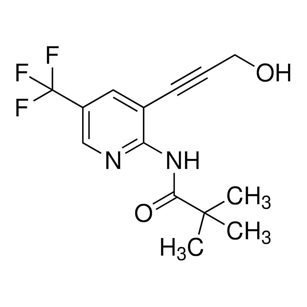 Merck N-(3-(3-Hydroxyprop-1-yn-1-yl)-5-(trifluoromethyl)pyridin-2-yl)pivalamide