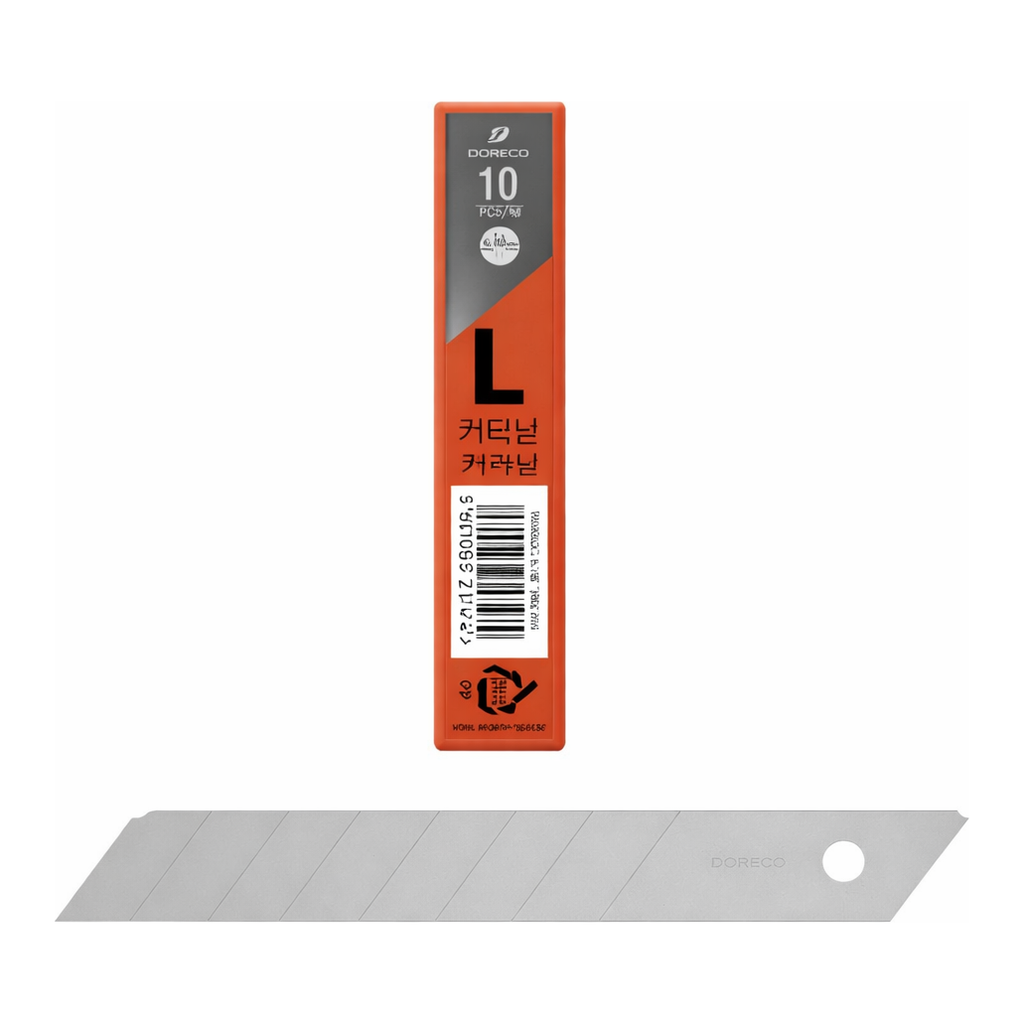 OFFICENEX 도루코 커터칼날 L(대, 10본입/1통)