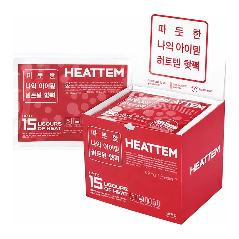 Daihan Science 히트템 핫 팩, 핸드워머 & 부착(파스)형, HEATTEM Hot Pack