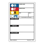 Brady Chemical and Manufacturer HMIG Labels