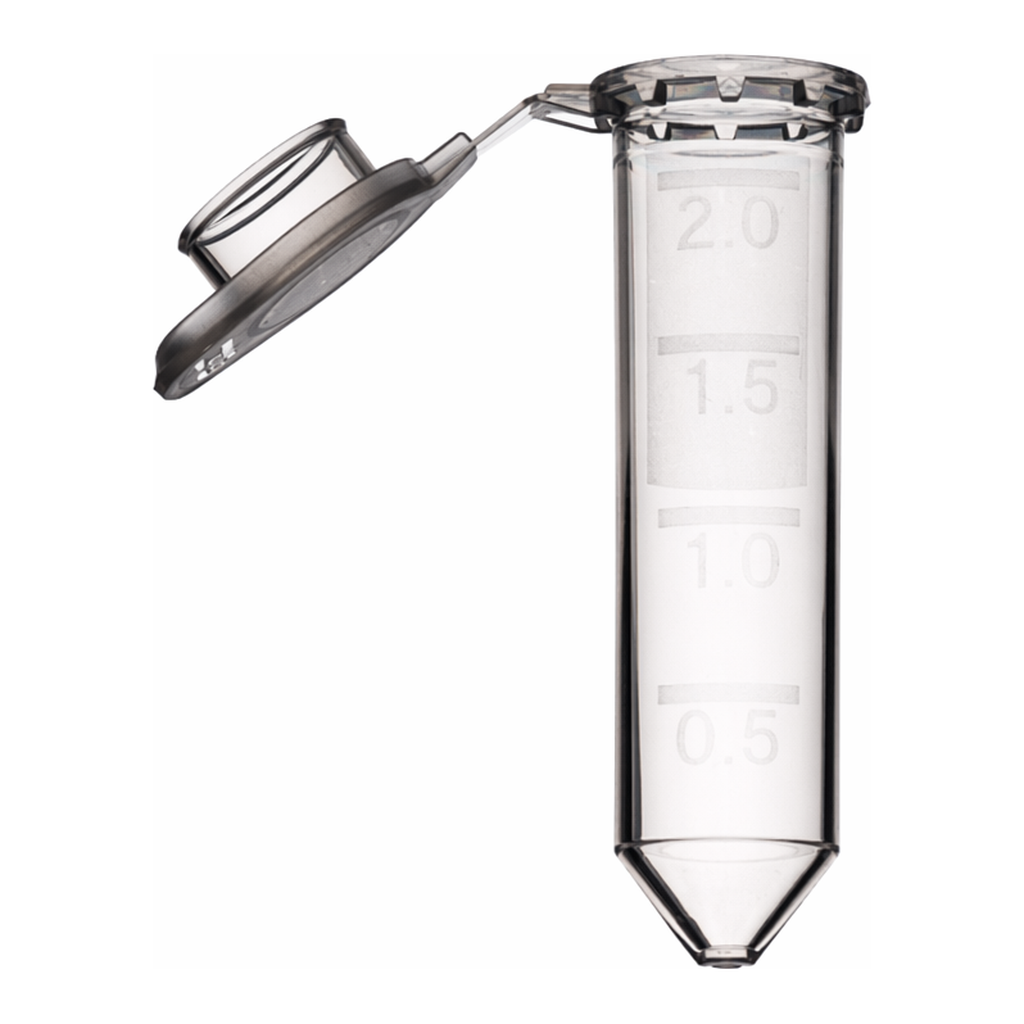 Greiner Bio One REACTION TUBE, 2 ML, PP, NATURAL,ATTACHED CAP, GRADUATED, SUITABLE FOR EPPENDORF, 500 PCS./BAG
