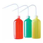 Daihan Science VITLAB LDPE Colored Narrow-neck Wash Bottle, Natural PP Cap, 250~1,000㎖<br>With