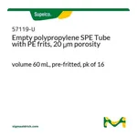 Merck PK16 EMPTY FRITTED 60ML SPE TUBES