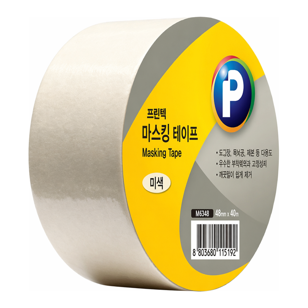 OFFICENEX 프린텍 M4840 마스킹테이프ㅡ미색(48 x 40)