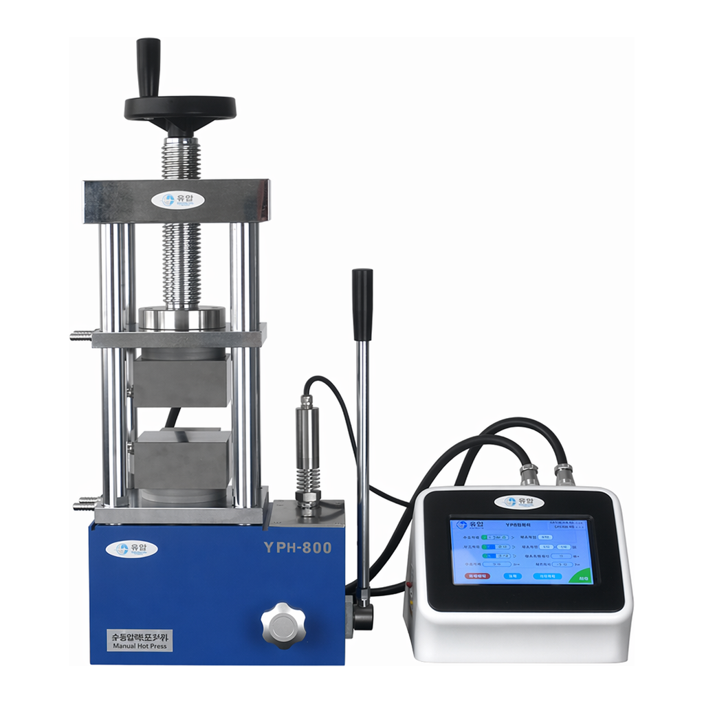 HENCH 300°C 100mm Double Hot Plates Pellet Press
