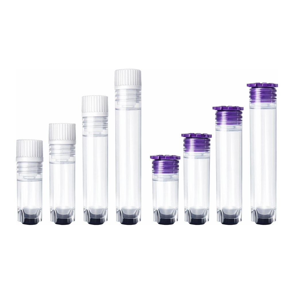 Daihan Science SBS Format 2D Barcoded Storage Tube & Rack Set, with PP Screwcap & TPE Plug, 0.5