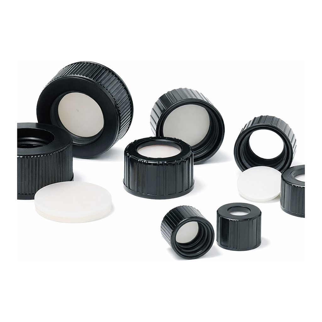 Merck Assembled screw cap with hole with PTFE/silicone septum