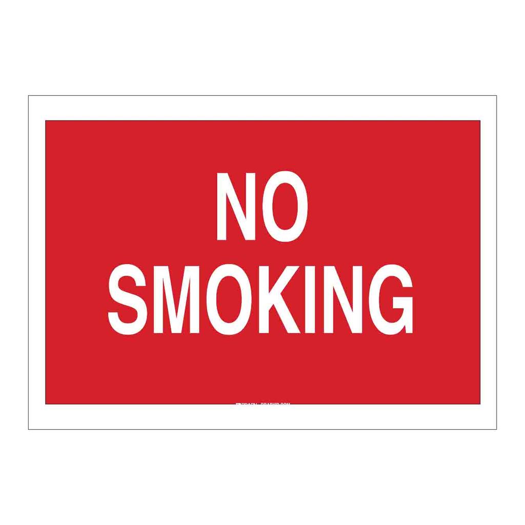 Brady No Smoking Sign