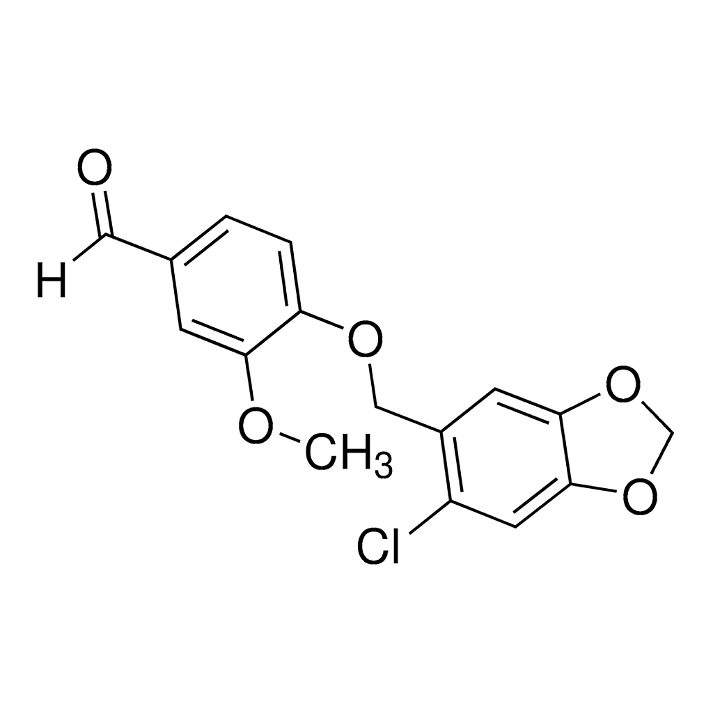 Merck 4-[(6-Chloro-1,3-benzodioxol-5-yl)methoxy]-3-methoxybenzaldehyde