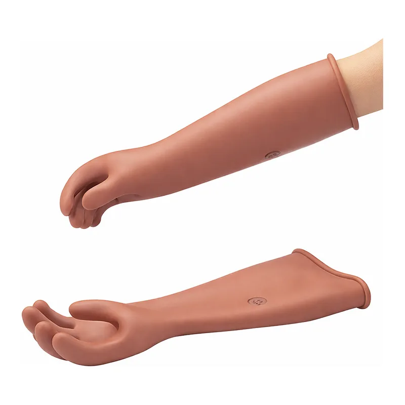AS ONE High-Voltage Insulating Rubber Glove (7000V or less), 전기용고압고무장갑 (7000V 이하)