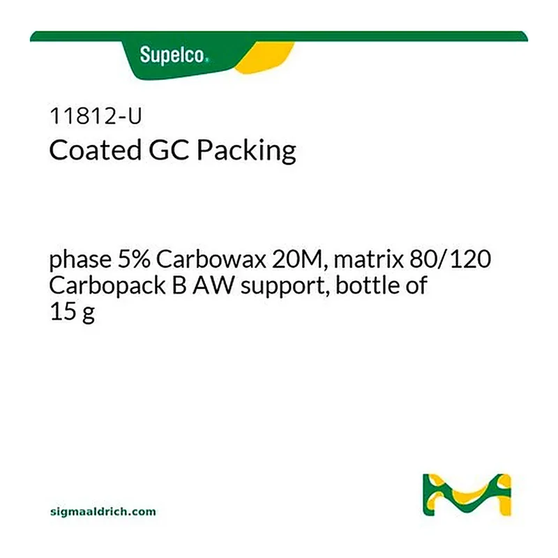 Merck CARBOPACK BAW 80/120 5% CW-20M 15G