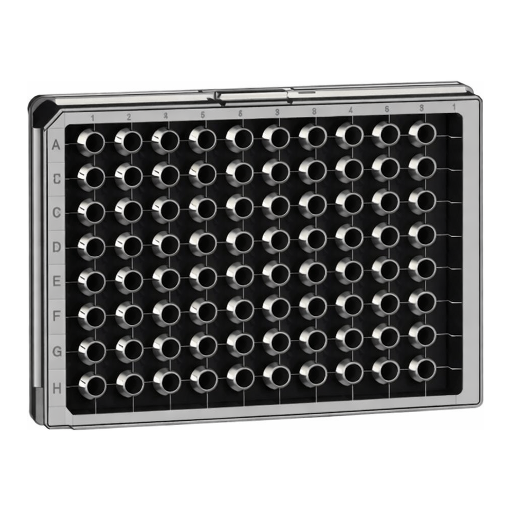 Greiner Bio One MICROPLATE, 96 WELL, PS, HALF AREA, µCLEAR®,BLACK, MED. BINDING, 10 PCS./BAG