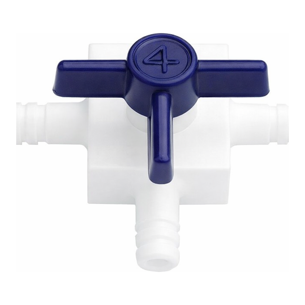 Merck BRAND(R) stopcock T-bore with nozzles