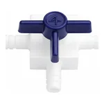 Merck BRAND(R) stopcock T-bore with nozzles