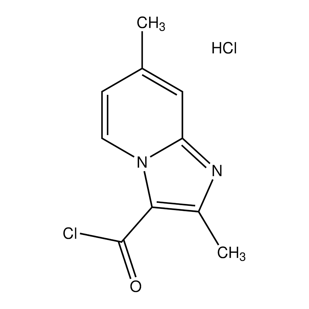 Merck 2,7-Dimethylimidazo[1,2-a]pyridine-3-carbonyl chloride hydrochloride