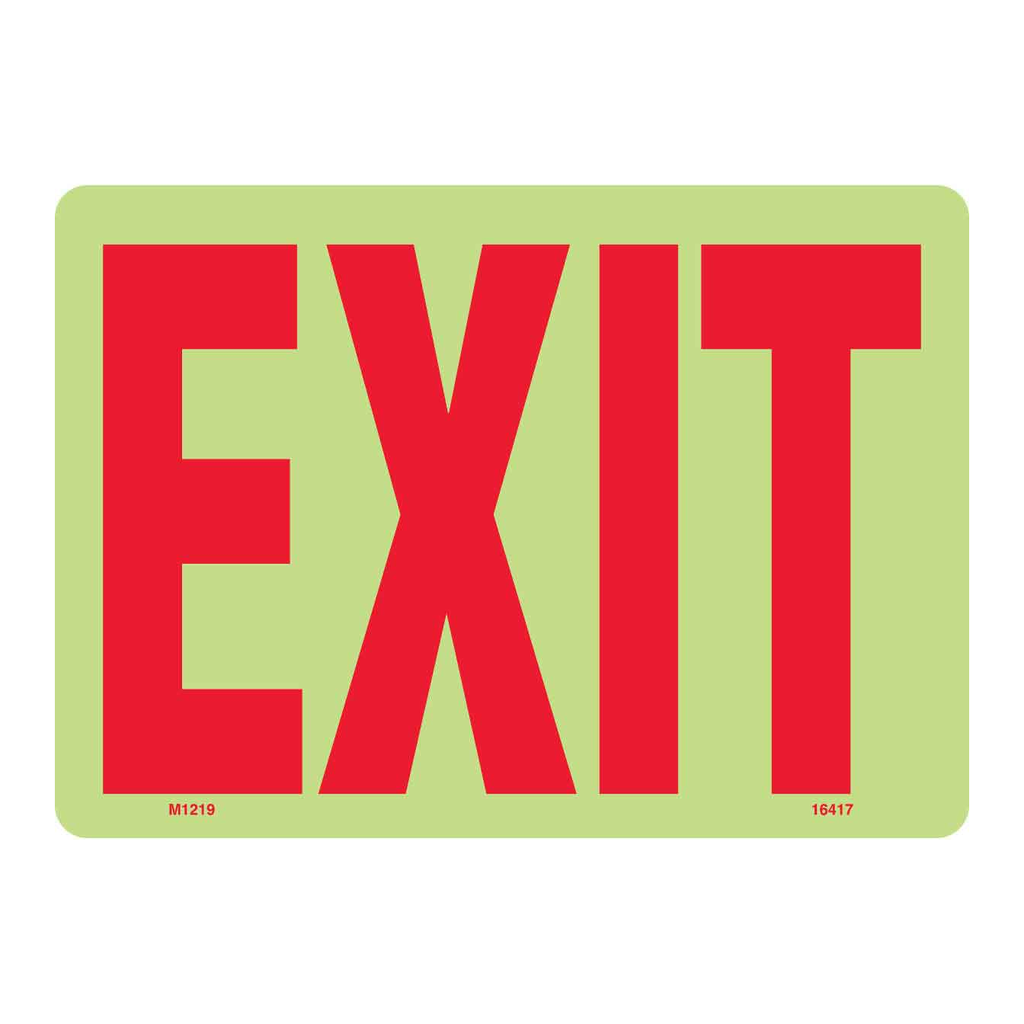Brady Exit Sign