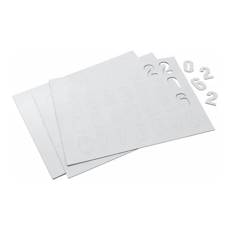 Brady Magnetic Numbers: White, 1.5 in, 0 to 9