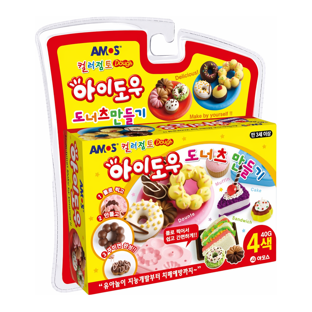 OFFICENEX 아모스 아이도우(도너츠40g*4색)