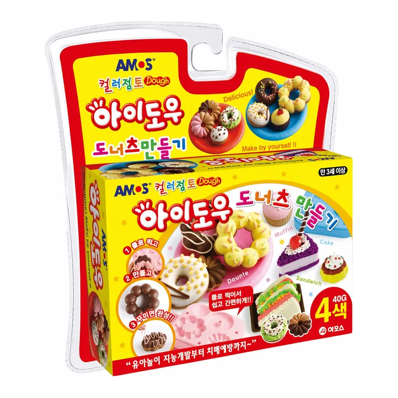 OFFICENEX 아모스 아이도우(도너츠40g*4색)