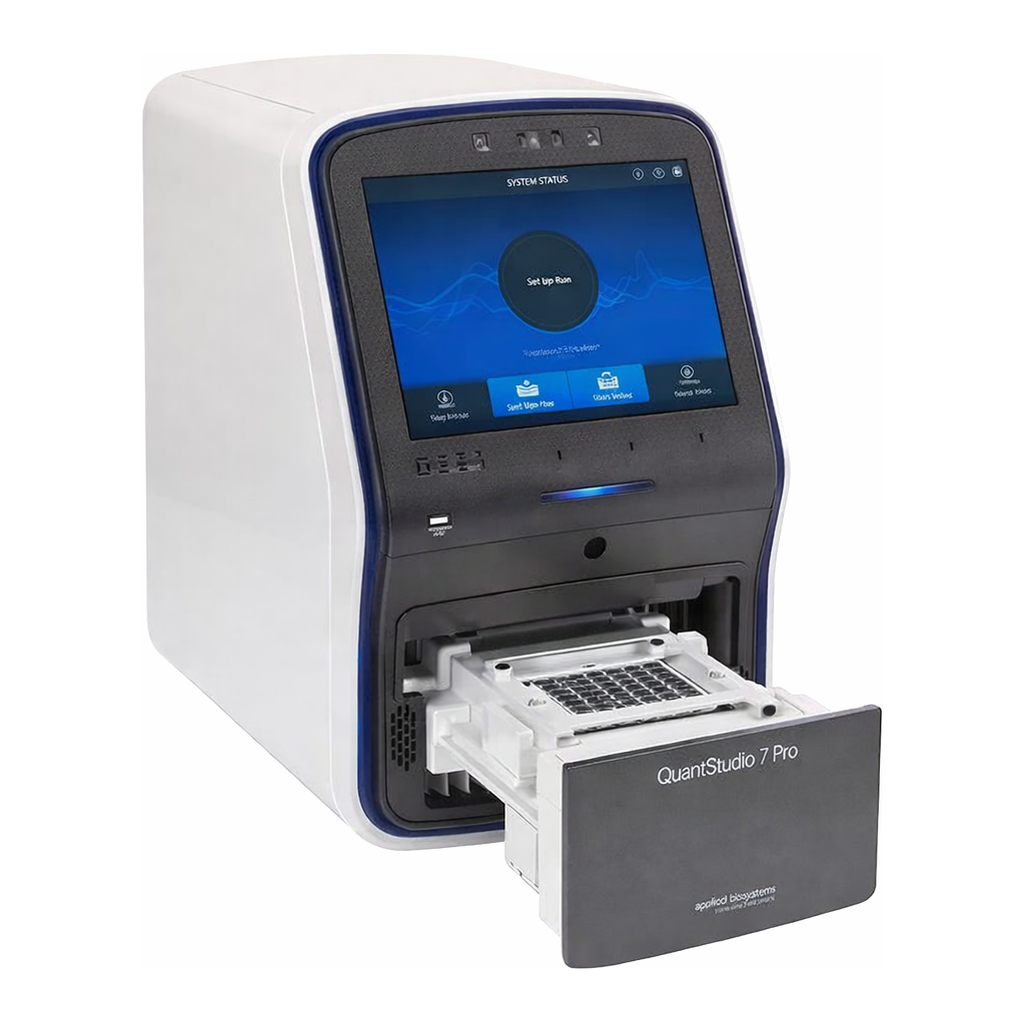 Thermo Fisher Scientific QuantStudio 7 Pro Real-Time PCR System, 96-well, 0.2 mL, laptop
