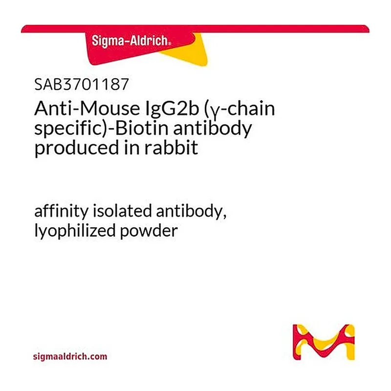Merck Anti-Mouse IgG2b (gamma-chain specific)-Biotin antibody produced in rabbit