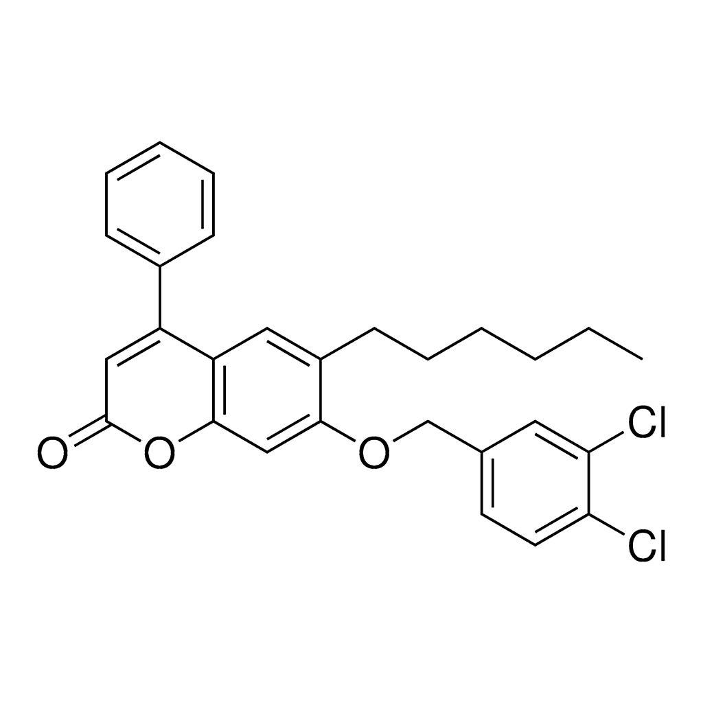 Merck 7-(3,4-DICHLORO-BENZYLOXY)-6-HEX-