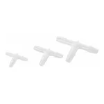 AS ONE Laboran Tube Connector (For Soft Tubes) T Type Same Diameter ID 0.8 -1.5