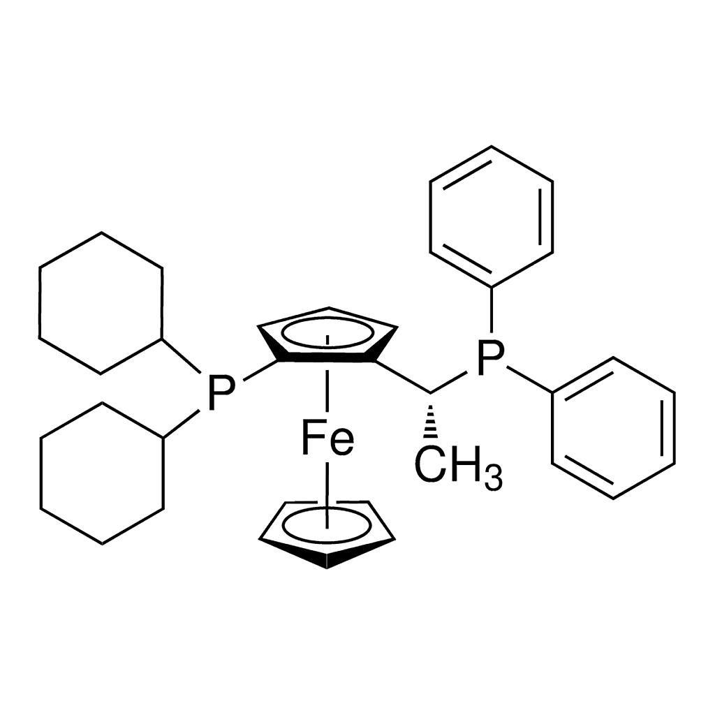 Merck (R)-1-[(SP)-2-(Dicyclohexylphosphino)ferrocenylethyl]diphenylphosphine