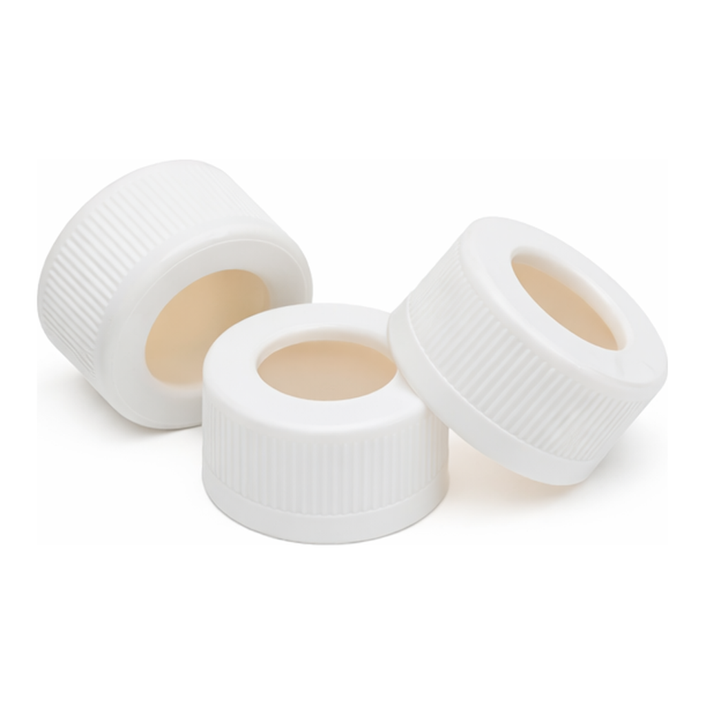 Agilent 24-414 White Open Top Cap, PTFE/Si