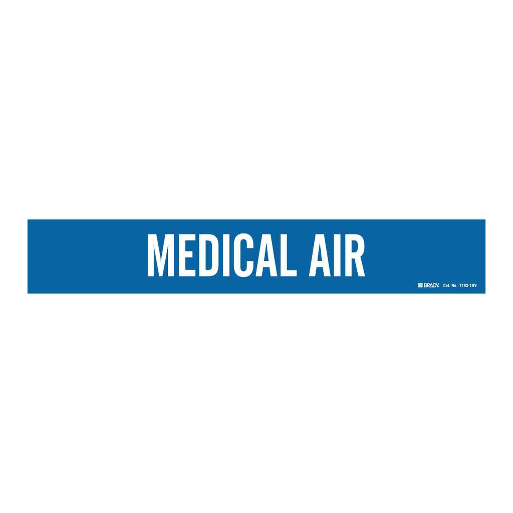 Brady MEDICAL AIR Pipe Marker