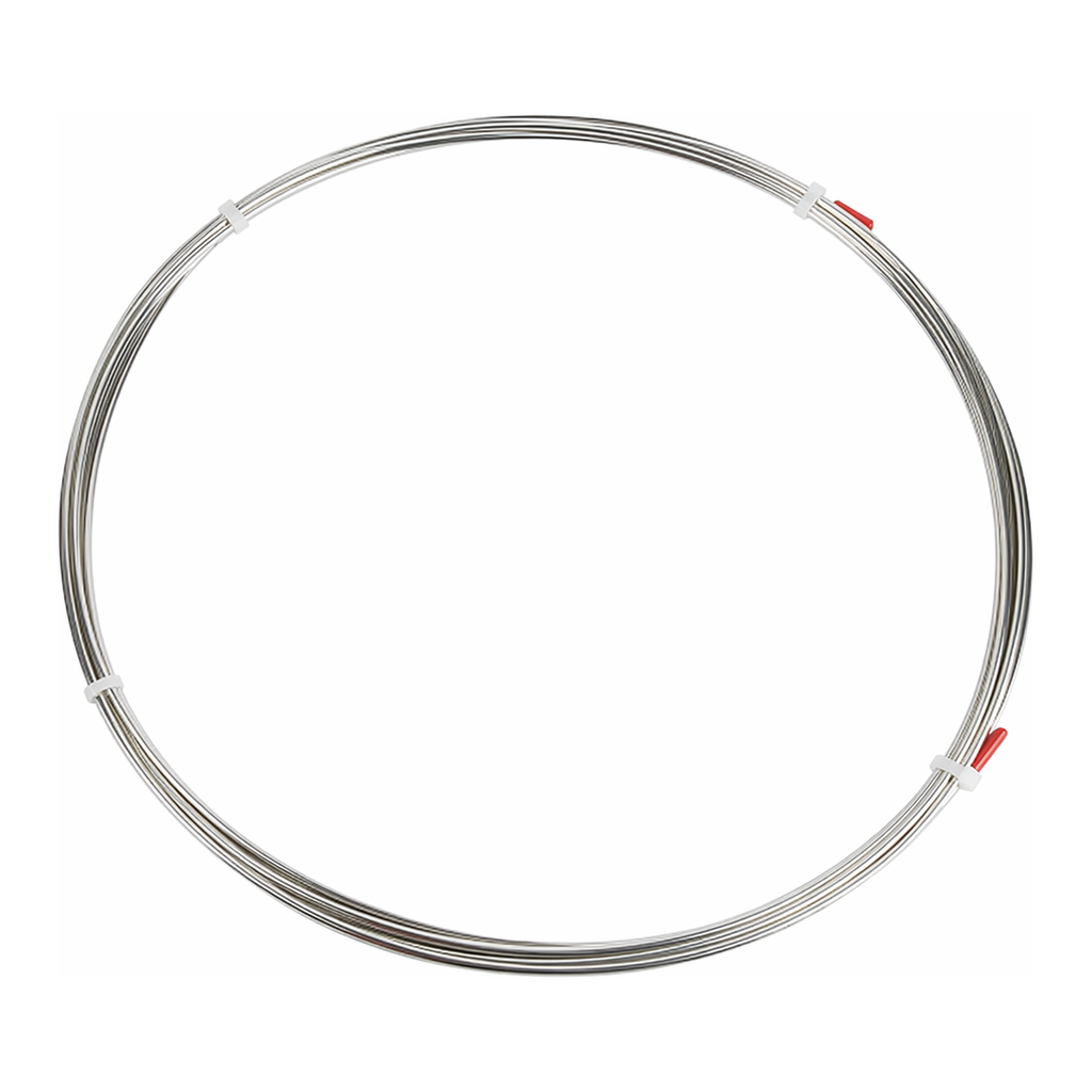 Restek Tubing, Stainless Steel, 304SS Rinsed and Cleaned 1/8in OD x 0.085in ID, 20ft Roll