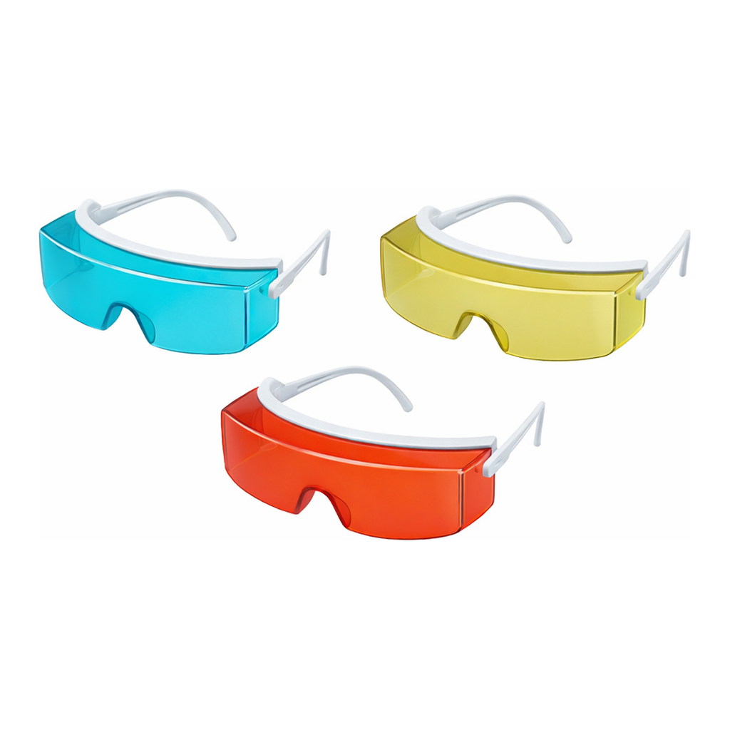 AS ONE Safety Glasses Laser, 레이저광흡수안경(1/10000감쇠 일부 투과)