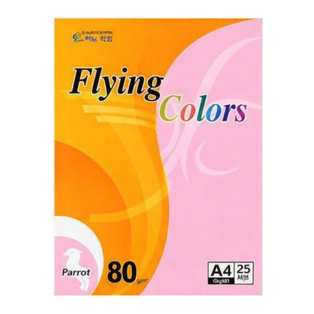 OFFICENEX 플라잉컬러 패럿(P36/A4/ 80g/ 우유색/ 25매/팩/삼원)