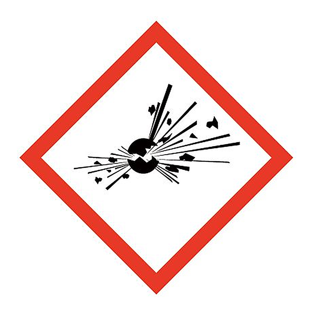 AS ONE Danger Label (English. French and German), 위험 라벨 (영어. 불어. 독어 3개국어 표기)