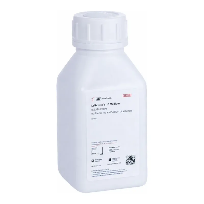 Himedia Leibovitz’s L-15 Medium w/ L-Glutamine w/o Phenol red and Sodium bicarbonate
