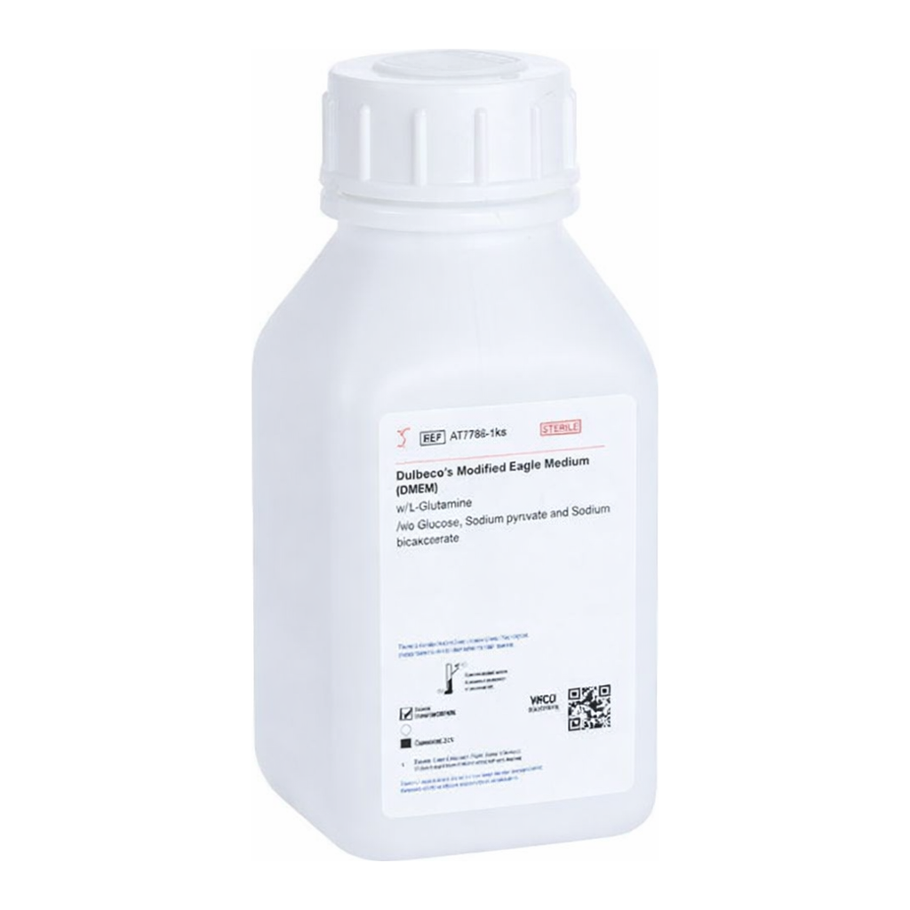 Himedia Dulbecco’s Modified Eagle Medium (DMEM) w/ L-Glutamine w/o D-Glucose, Sodium pyruvate and Sodium bicarbonate
