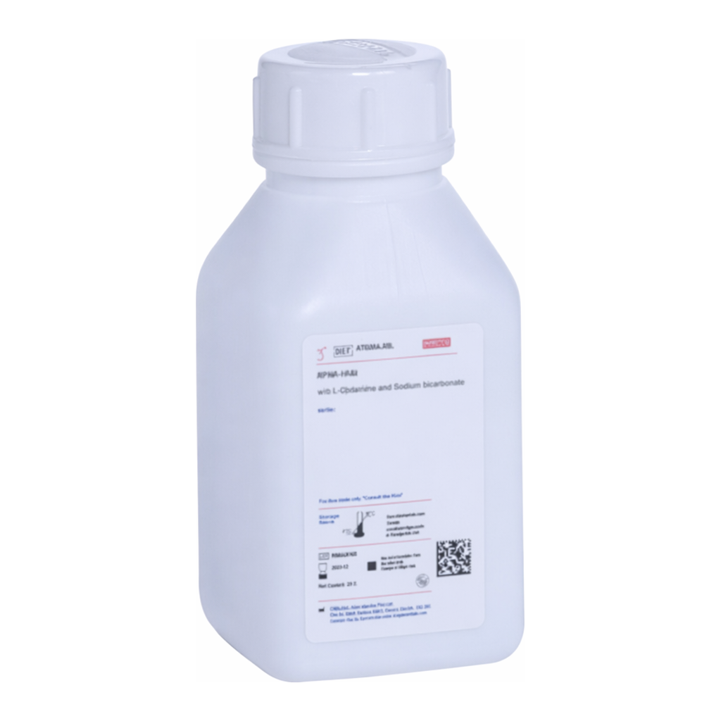 Himedia RPMI- 1640 w/ L-Glutamine, Sodium pyruvate, 4.5gms Glucose per litre and 10mM HEPES buffer w/o Sodium bicarbonate