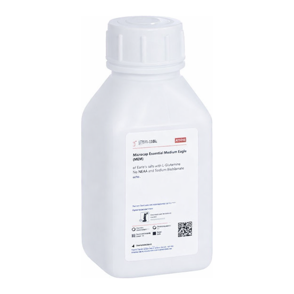 Himedia Minimum Essential Medium Eagle (MEM) w/ Earle’s salts, NEAA, L-Glutamine and 25mM HEPES buffer w/o Sodium bicarbonate