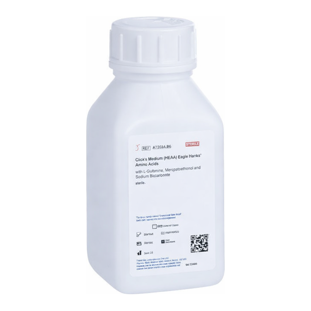 Himedia Click’s Medium (EHAA) Eagle Hanks` Amino Acids w/o L-Glutamine, Mercaptoethanol and Sodium bicarbonate