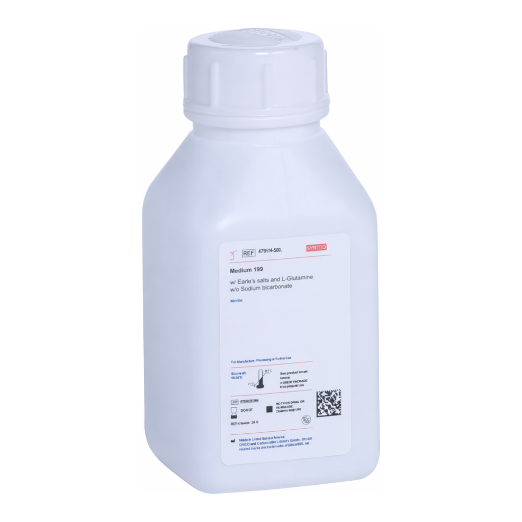 Himedia Medium 199 w/ Earle’s Salts and 25mM HEPES buffer w/o L-Glutamine and Sodium bicarbonate