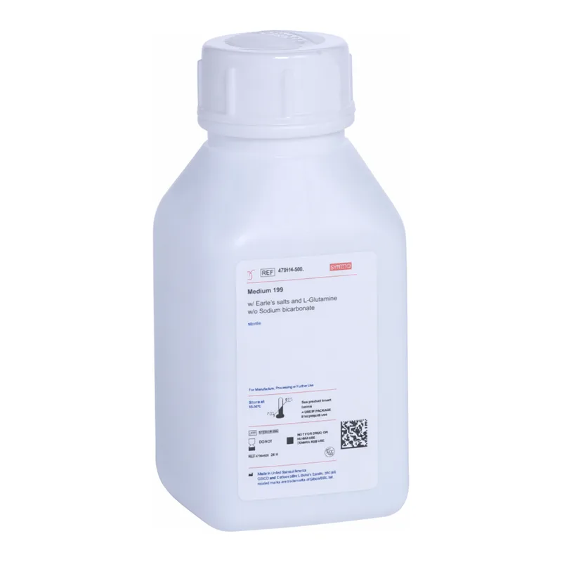 Himedia Medium 199 w/ Earle’s Salts and 25mM HEPES buffer w/o L-Glutamine and Sodium bicarbonate