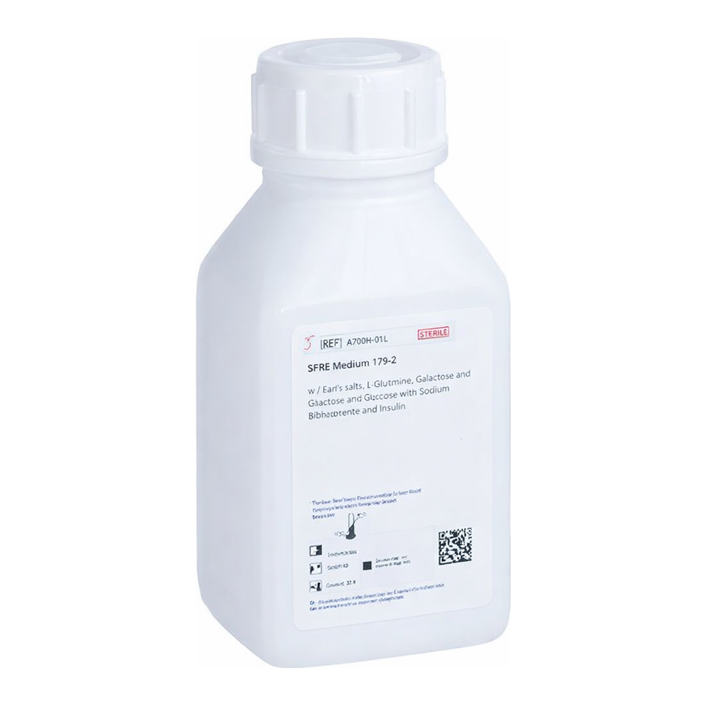 Himedia SFRE Medium 199-2 w/ Earle’s salts, L-Glutamine, Galactose and Glucose w/o Sodium bicarbonate and Insulin