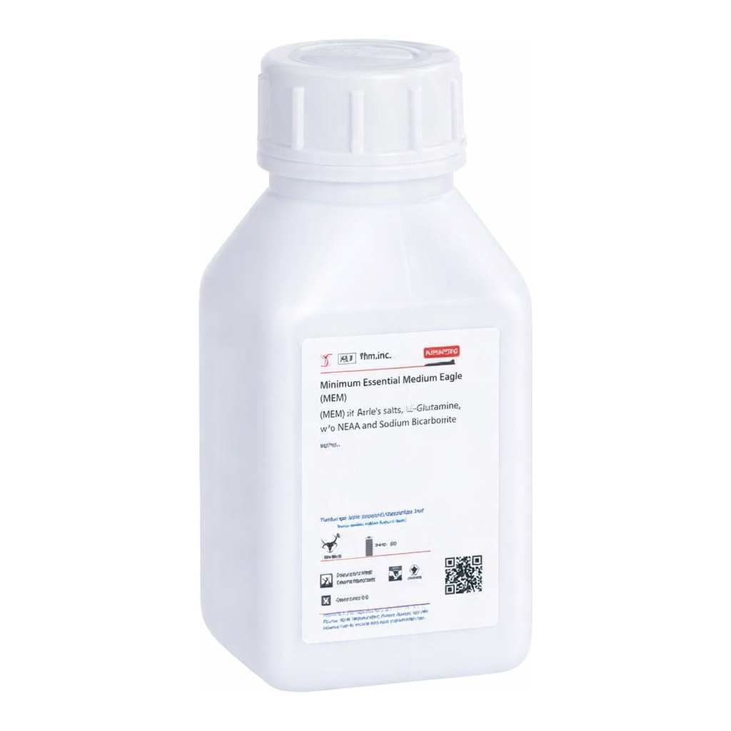 Himedia Minimum Essential Medium Eagle (MEM) w/ Hanks` salts, L-Glutamine and 25mM HEPES buffer w/o Sodium bicarbonate