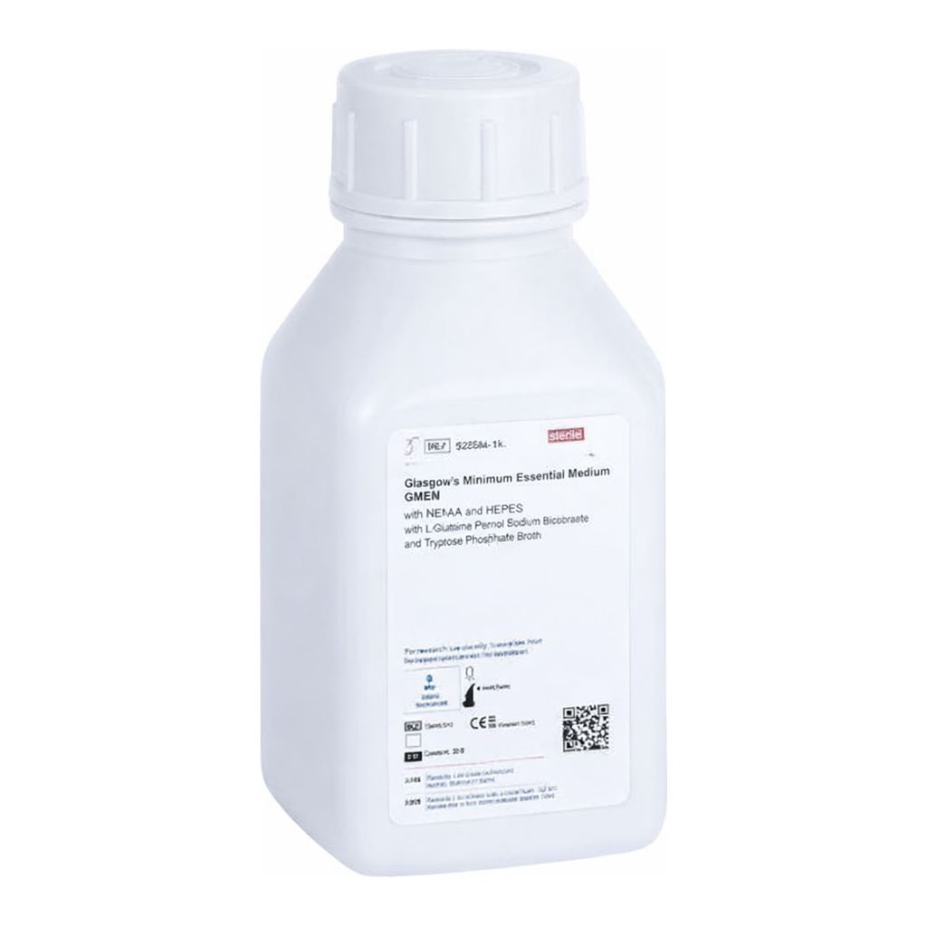 Himedia Glasgow’s Minimum Essential Medium GMEM w/ L-Glutamine and NEAA w/o Sodium phosphate, Sodium bicarbonate and Tryptose Phosphate Broth