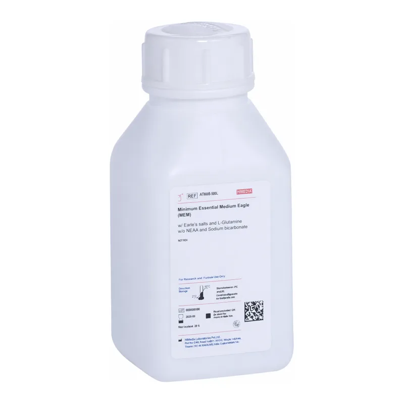 Himedia Minimum Essential Medium Eagle (MEM) w/ Earle’s salts, NEAA and L-Glutamine w/o Sodium bicarbonate