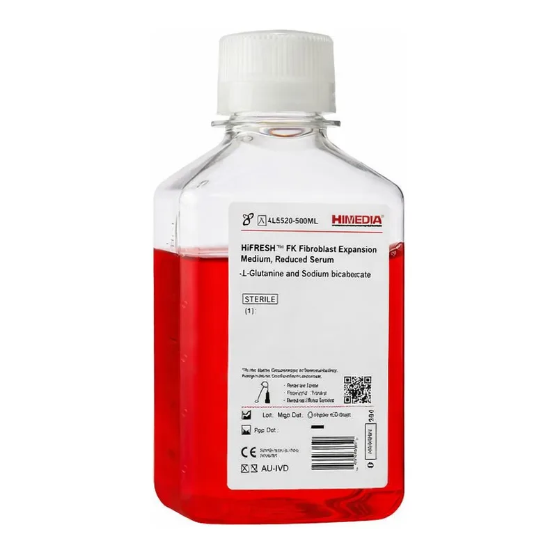 Himedia HiFibroXL Fibroblast Expansion Medium, Reduced Serum w/L-Glutamine and Sodium bicarbonate