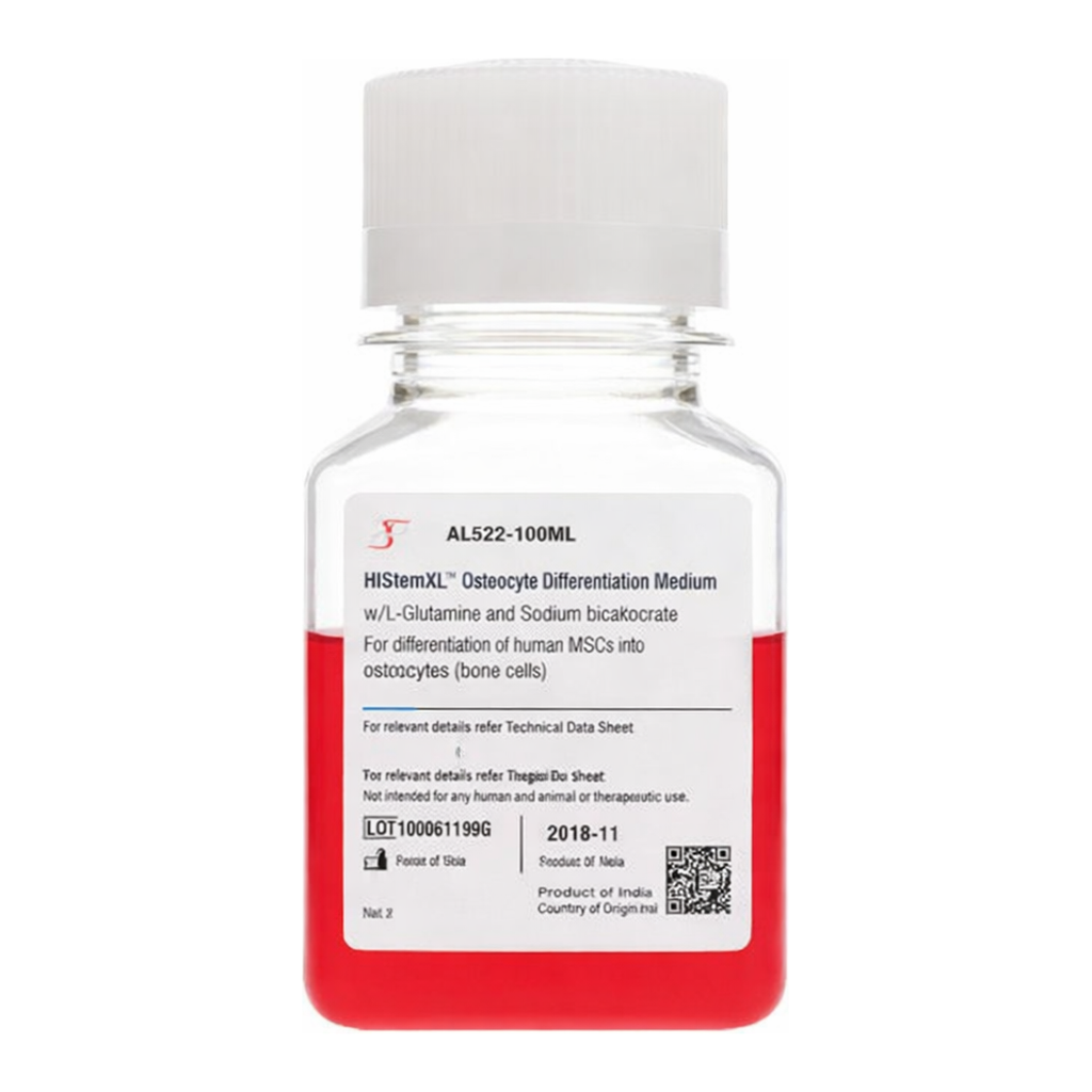 Himedia HiOsteoXL Osteocyte Differentiation Medium w/ L-Glutamine and Sodium bicarbonate